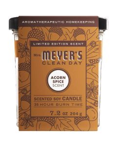 Mrs. Meyer's Clean Day 7.2 Oz. Acorn Spice Large Soy Candle