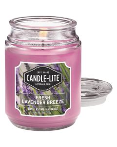 Candle Lite 18 Oz. Everyday Fresh Lavender Breeze Jar Candle
