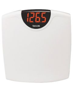 Taylor Digital 400 Lb. Bath Scale, White