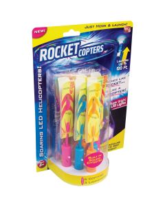 Rocket Copters LED Helicopters (6-Count)