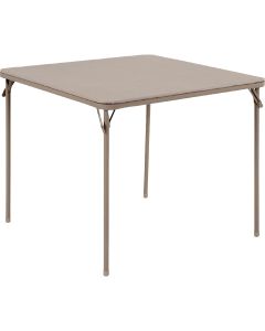 COSCO 34 In. x 34 In. Folding Table, Sand