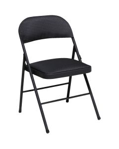 COSCO Fabric Folding Chair, Black