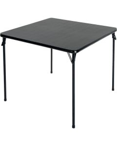 COSCO 34 In. x 34 In. Folding Table, Black