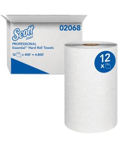 Kimberly Clark Scott Essential White Hard Roll Towel (12-Count)