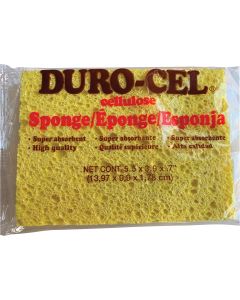 Duro-Cel 5.5 In. x 3.9 In. Yellow Cellulose Sponge