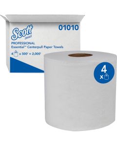 Kimberly Clark Scott Essential Center-Pull Flow Roll Towel (4-Count)