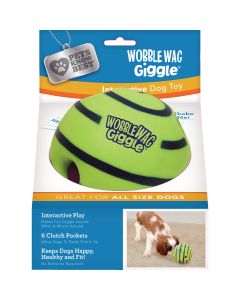Pets Know Best 6-Pocket Wobble Wag Giggle Ball