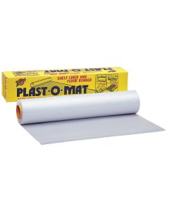 Plast-O-Mat 30 In. W x 50 Ft. L Clear Ribbed Floor Runner/Carpet Protector