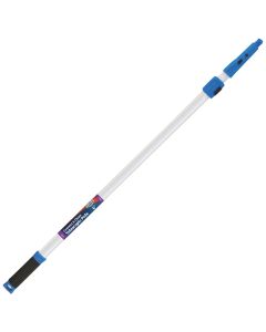 Unger Connect & Clean Professional 6 Ft. Aluminum Telescopic Pole with Locking Cone and Quick-Flip Clamps