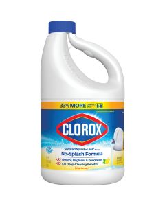 Clorox 77 Oz. Crisp Lemon Concentrated Splash-Less Liquid Bleach