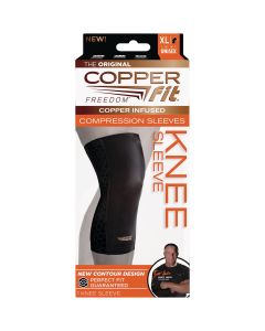 Copper Fit Freedom XL Black Knee Sleeve
