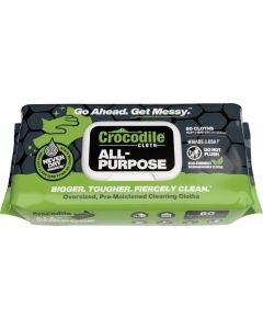Crocodile Cloth Multi-Purpose Household Cleaning Wipe (80-Count)