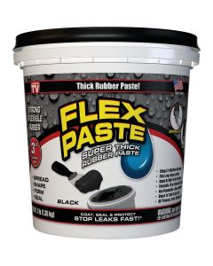 Flex Paste 3 Lb. Rubber Sealant, Black