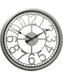 Westclox 20 In. Silver Open Dial Wall Clock