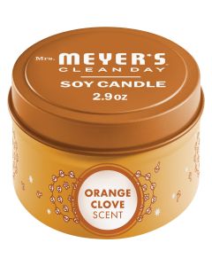Mrs. Meyer's Clean Day 2.9 Oz. Orange Clove Small Tin Soy Candle
