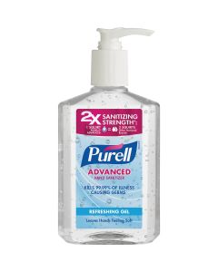 Purell 12 Oz. Advanced Hand Sanitizer Refreshing Gel Pump Bottle