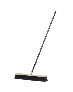 DQB Valu-Pak 24 In. W. x 64 In. L. Metal Handle Floor & Garage Push Broom