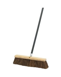 Do it Best 18 In. W. x 60 In. L. Metal Handle Pavement Plus Push Broom