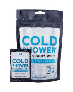 Duke Cannon Cold Shower Face & Body Wipe (15 Count)