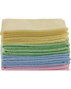 Rubbermaid Commercial 16 In. x 16 In. Microfiber Cloth (16-Pack)