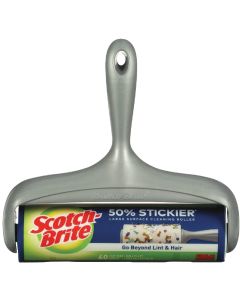 Scotch-Brite 50% Stickier Large Surface Lint Roller (60-Sheet)