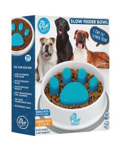 Bell+Howell Paw Perfect Large 32 Oz. Slow Feeder Pet Bowl