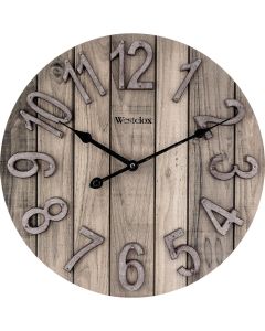 Westclox 15.5 In. Wood Grain Wall Clock