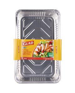 Glad Full Size Deep Steam Table Pan (2-Count)