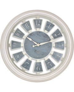 Westclox 16 In. Antique White Open Wall Clock
