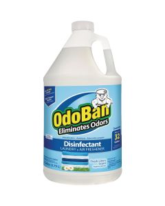 OdoBan 1 Gal. Fresh Linen Multi-Purpose Fabric & Air Freshener Disinfectant Concentrate Refill
