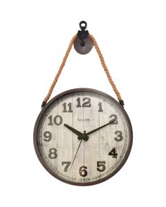 Westclox 14 In. Hanging Pulley Wall Clock