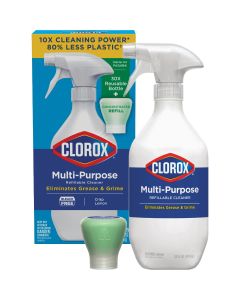 Clorox Crisp Lemon Multi-Surface All-Purpose Cleaning Spray System Starter Kit