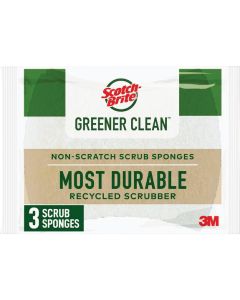 Scotch-Brite Greener Clean Non-Scratch Scrub Sponge (3-Pack)