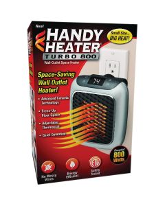 Handy Heater Turbo 800 Wall Outlet Ceramic Space Heater