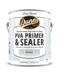1 Gal Dunn-Edwards DPVA00-0-WH-1 White Dunn's Paints PVA Drywall Primer/Sealer