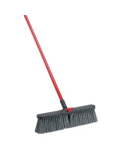 Libman 18 In. x 64 In. Steel Handle Rough Surface Push Broom