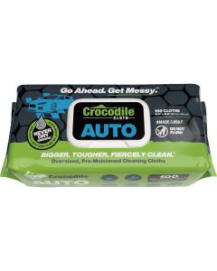Crocodile Cloth Auto Cleaning Wipe (100-Count)