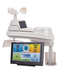 Acu-Rite 5-in-1 Wireless Color Wind and Rain Professional Weather Center Station