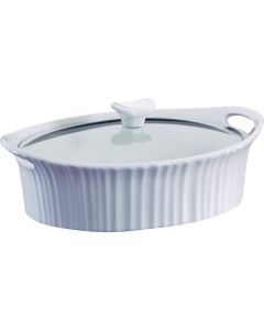 Corningware 2-1/2 Quart Oval Covered Casserole Dish