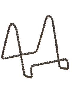Tripar 4 In. Black Twisted Wire Plate Stand
