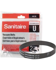Sanitaire U Vacuum Cleaner Belt (2-Pack)