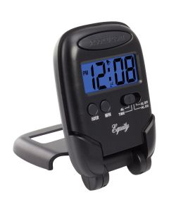 La Crosse Technology Equity LCD Travel Alarm Clock