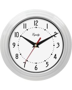La Crosse Technology Equity White Traditional Wall Clock