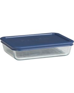 Pyrex Simply Store 3-Cup Rectangle Glass Storage Container with Lid