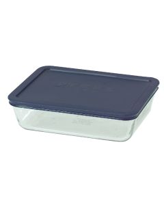 Pyrex Simply Store 6-Cup Rectangle Glass Storage Container with Lid