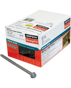Simpson Strong-Tie Strong-Drive 1/4 In. x 5 In. SDS Ledger Deck Screw (25 Ct. Box)