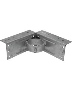 Midwest Air Tech Corner 2-3/8 in. Steel Fence Post Adapter Clamp