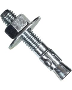 Hillman Power Stud 5/8 In. x 4-1/2 In. Zinc-Plated Wedge Anchor (10 Ct.)