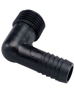 Orbit 1/2 In. MNPT x 1/2 In. Barbed High Impact Plastic Elbow