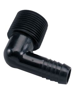 Orbit 3/4 In. MNPT x 1/2 In. Barbed High Impact Plastic Elbow